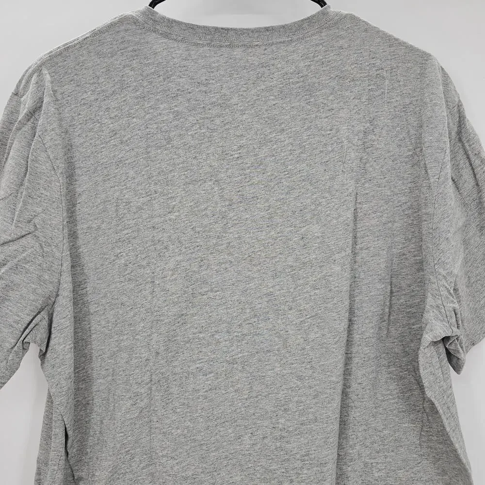 J. Crew Mens size L Broken in Short Sleeve Pkt Crewneck T-Shirt Gray BW044 NEW